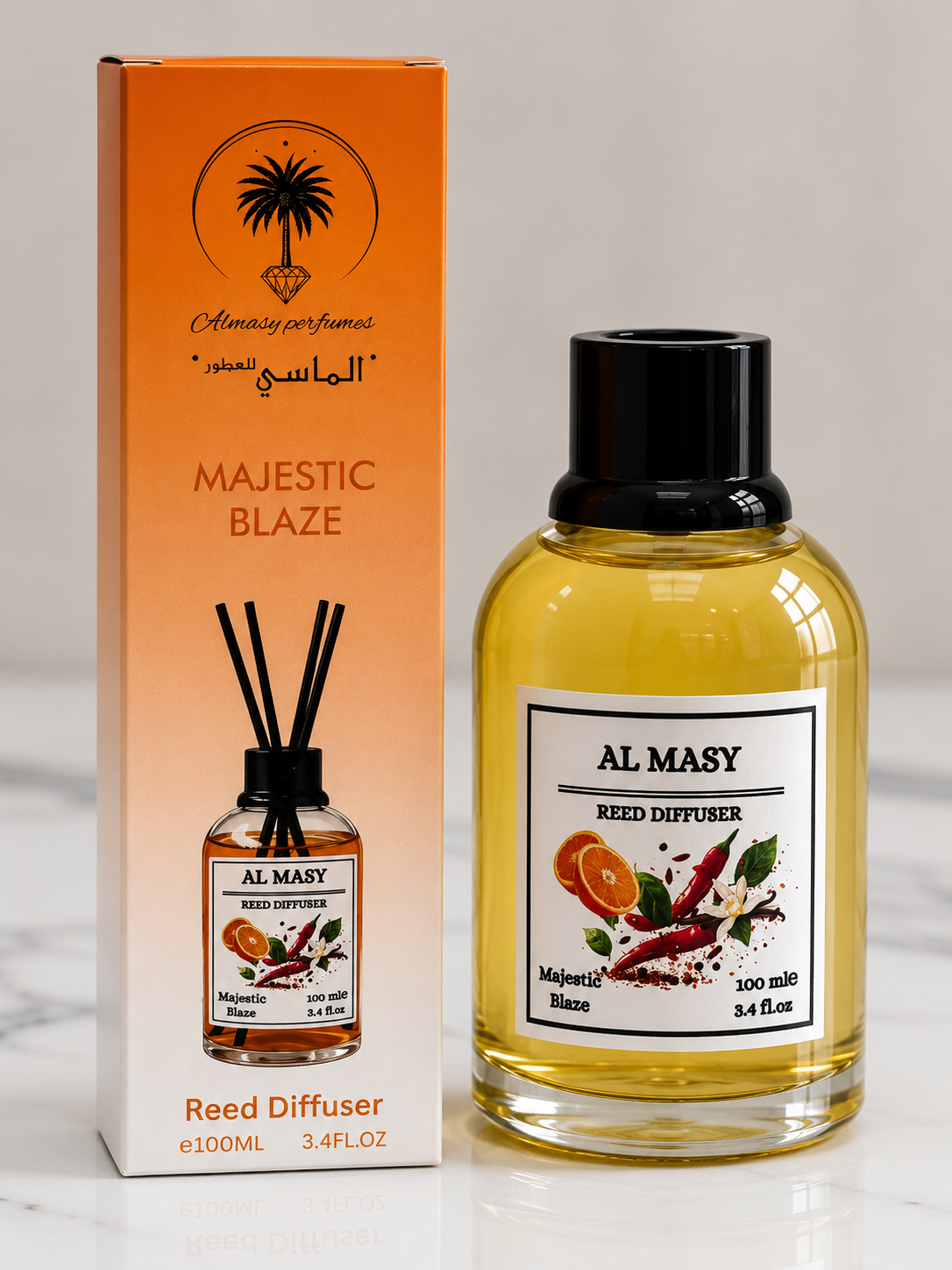 MAJESTIC BLAZE REED DIFFUSER
